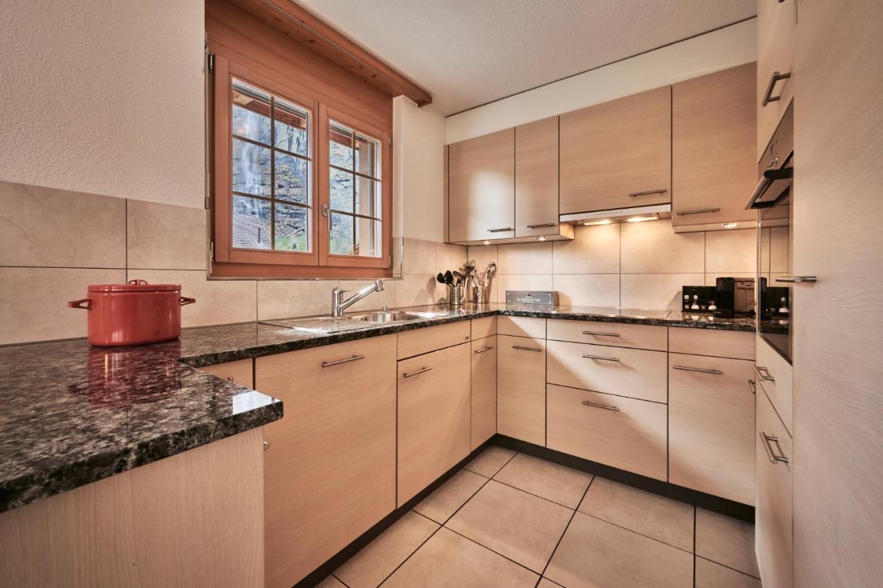 Apartment Mountain View, Luxury, Spacious With Best Views Лаутербрунен Екстериор снимка