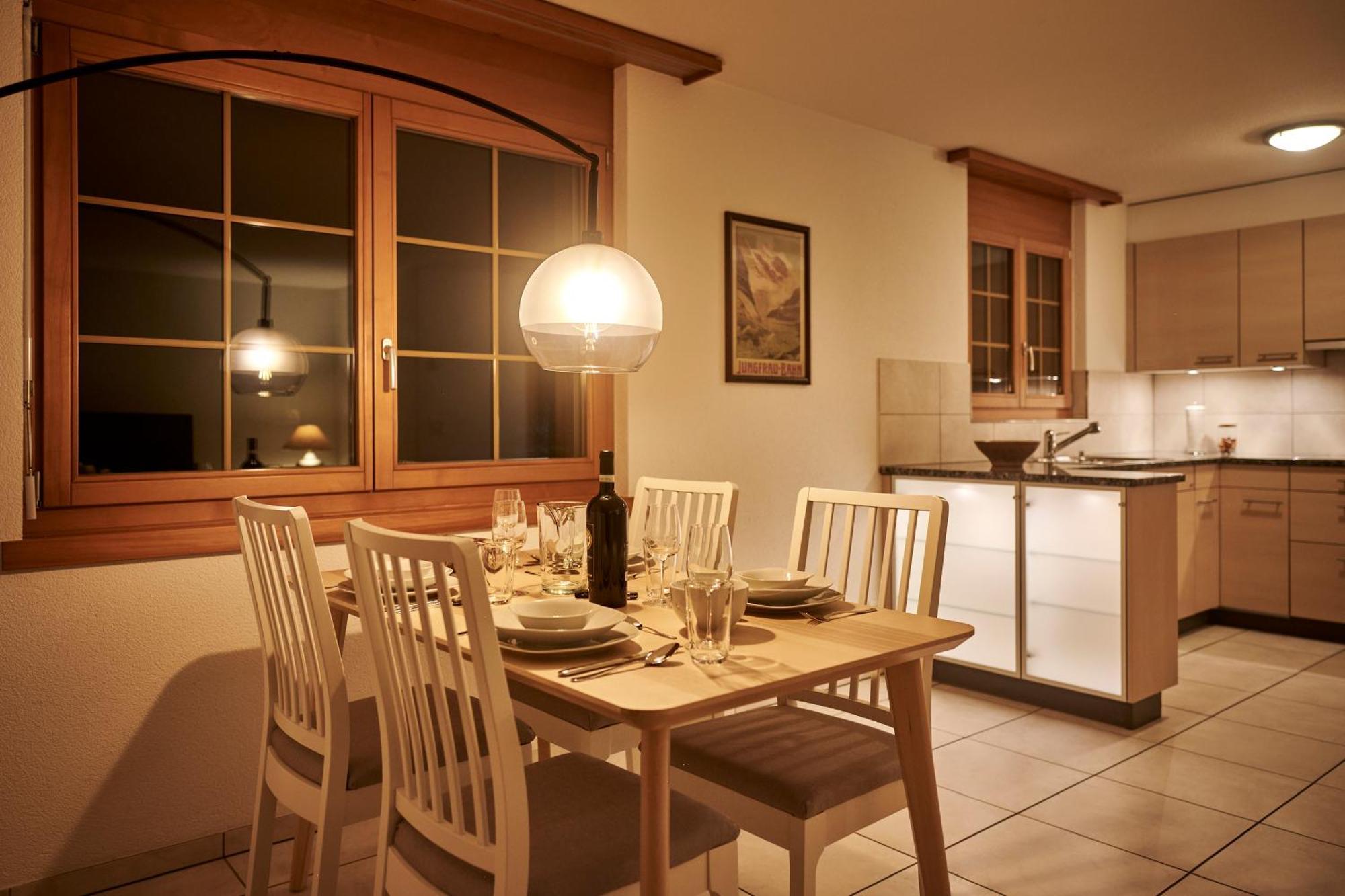 Apartment Mountain View, Luxury, Spacious With Best Views Лаутербрунен Екстериор снимка